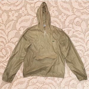 Super fresh beige Lacoste W windbreaker